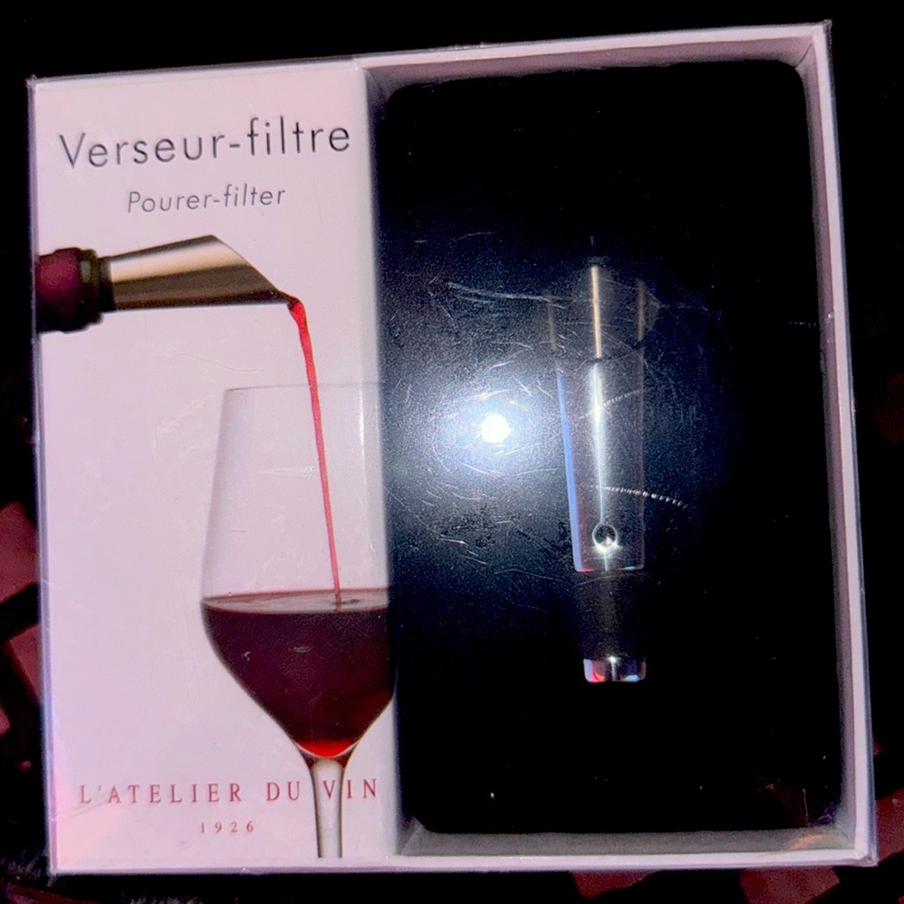 French Wine Filter! L ‘Atelier du Vin Verseur Filtre Pourer!